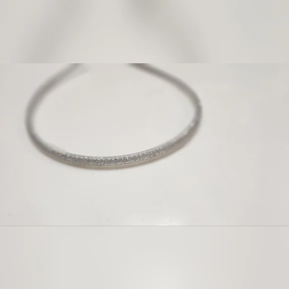 Set Of 2 purple floral bead and silver glitter headband. - Picture 6 of 6